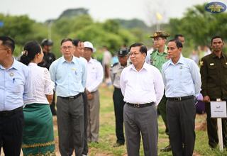မင်းဘူးမြို့တွင် ၂၀၂၆ ခုနှစ်၊ မိုးရာသီ နိုင်ငံတော်အဆင့် သစ်ပင်စိုက်ပျိုးပွဲတော်ကျင်းပ ပြည်ထောင်စုသမ္မတမြန်မာနိုင်ငံတော်၊ နိုင်ငံတော်သမ္မတ ဦးမင်းအောင်လှိုင် တက်ရောက်၍ တမာပျိုးပင်အား ဦးဆောင် စိုက်ပျိုးပေး
