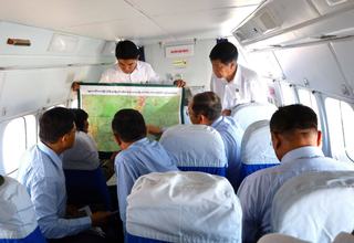 ပြင်ဦးလွင်မြို့နယ်အတွင်းရှိ မြေအသုံးချမှု ပြောင်းလဲမှုများအား ဝေဟင်မှ လေယာဉ်ဖြင့် လှည့်လည်ကြည့်ရှုစစ်ဆေး
