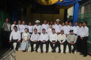 ဒုတိယဝန်ကြီးဦးခင်လတ်ကြီး၊ မန္တလေးတိုင်းဒေသကြီး၊ ကျောက်ဆည်မြို့နယ်ရှိထုံးကျောက်လုပ်ကွက်ကို  ကြည့်ရှုစစ်ဆေးပြီး မန္တလေးတိုင်းအတွင်းရှိ ဓာတ်သတ္တုထုတ်လုပ်ခွင့်ရန် ခွင့်ပြုမိန့်ရရှိထားသည့် ကုမ္ပဏီများနှင့်တွေ့ဆုံ