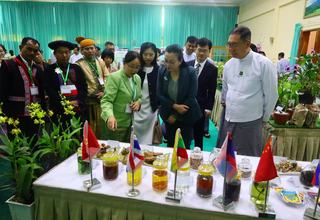 မဲခေါင်-လန်ချန်း ပူးပေါင်းဆောင်ရွက်မှု အထူးရန်ပုံငွေ (၂၀၂၃)၏ စီမံကိန်းပြီးမြောက်အောင်မြင်ခြင်း အလုပ်ရုံဆွေးနွေးပွဲ ဖွင့်ပွဲအခမ်းအနားသို့ ပြည်ထောင်စုဝန်ကြီး ဦးခင်မောင်ရီတက်ရောက်