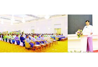ဝါးလက်မှုထုတ်ကုန်ပစ္စည်းအမျိုးမျိုးစျေးကွက်မြှင့်တင်ရေးနှင့် အရောင်းပြပွဲ ကျင်းပ
