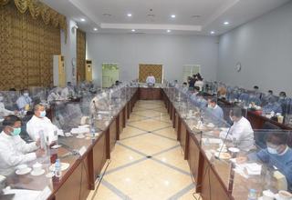 မြန်မာ့ကျောက်မျက်ရတနာပြပွဲ ဗဟိုကော်မတီ အစည်းအဝေးကျင်းပ